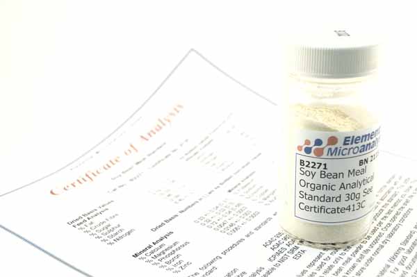 Soy Bean Meal Organic Analytical Standard See Certificate 723C 30g